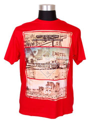 Louie James - Route 66 T-Shirt - Rød