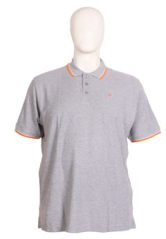 Espionage - Tipped Pique Polo - Silver (1)