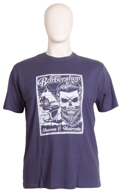 Espionage - Barbershop Print T-Shirt billede 1