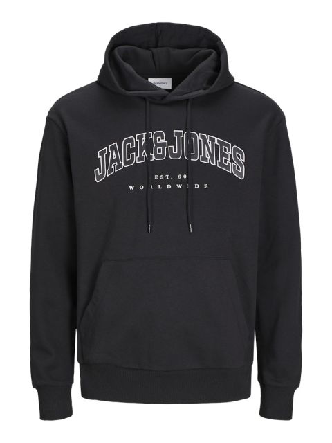 Jack & Jones - Caleb Varsity Hættetrøje - Sort billede 1