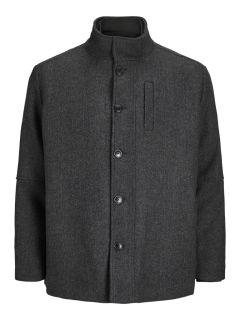 Jack & Jones - Duane Uld Jakke - Dark Grey Melange (1)