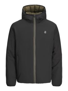 Jack & Jones - Brook Vendbar Jakke - Sort/Grøn (1)