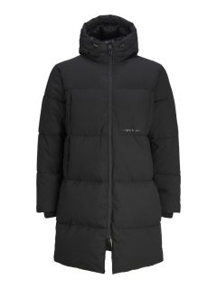 Jack & Jones - Vesterbro Lang Puffer Jakke AW24 - Sort (1)