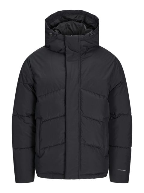 Jack & Jones - World Puffer Jakke - Sort billede 1