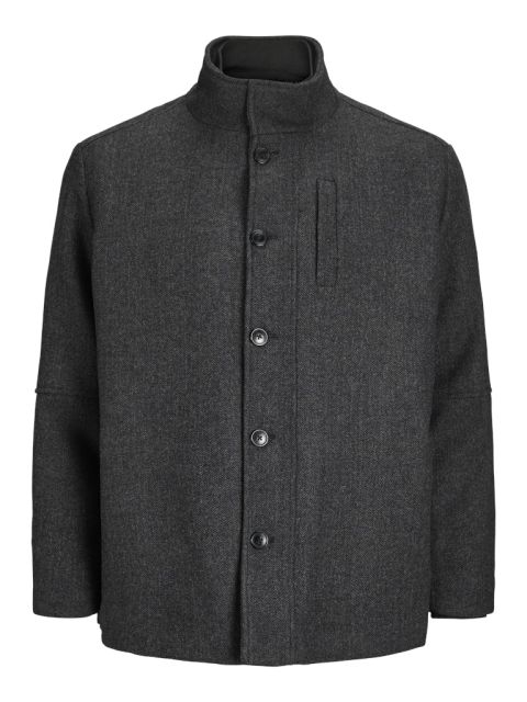 Jack & Jones - Duane Uld Jakke - Dark Grey Melange billede 1