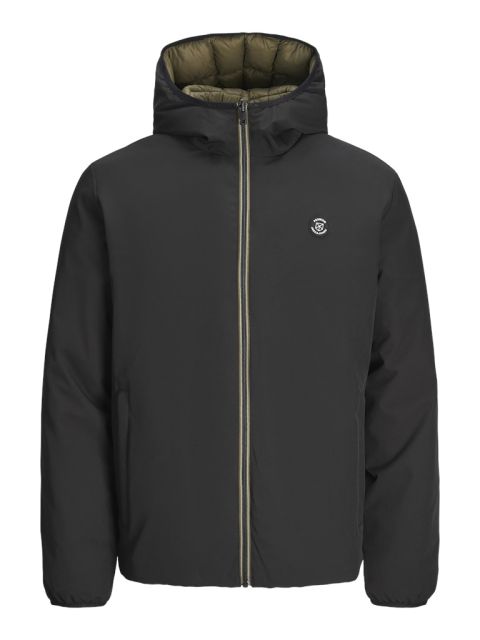 Jack & Jones - Brook Vendbar Jakke - Sort/Grøn billede 1