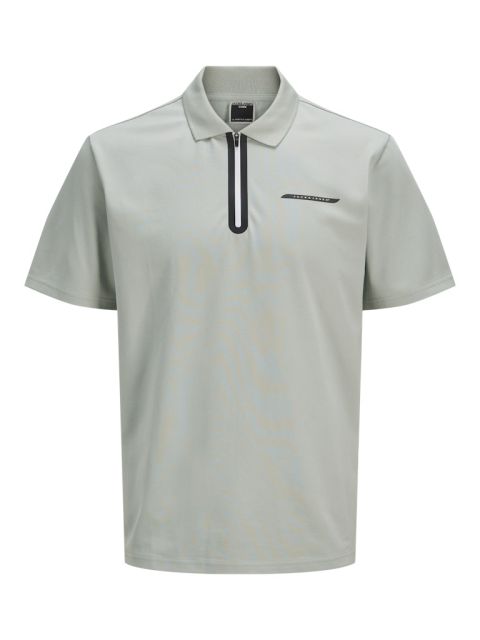 Jack & Jones - Fusion Pique Polo - Aqua Gray billede 1