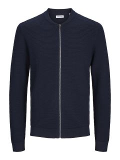 Jack & Jones - Otto Cardigan Med Lynlås - Sky Captain (1)