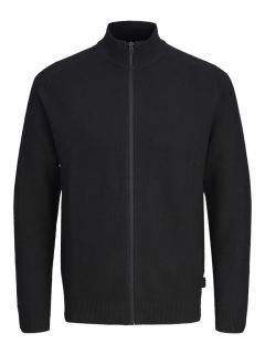 Jack & Jones - Track Cardigan Med Lynlås - Sort (1)