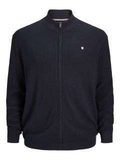 Jack & Jones - Rony Knit Cardigan Med Lynlås - Maritime Blue (1)