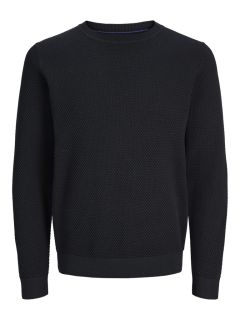 Jack & Jones - Noah Knit Striktrøje - Sort (1)