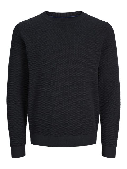 Jack & Jones - Noah Knit Striktrøje - Sort billede 1