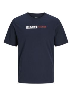 Jack & Jones - Corp Logo Play T-Shirt - Navy Blazer (1)