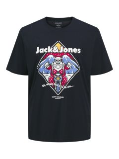 Jack & Jones - Xmas Christmas Skull T-Shirt - Sky Captain (1)