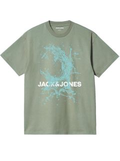 Jack & Jones - Ocean Splash T-Shirt - Desert Sage (1)