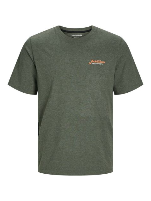 Jack & Jones - Erik T-Shirt - Kombu Green Melange billede 1