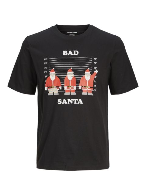 Jack & Jones - Xmas Funny T-Shirt - Sort billede 1