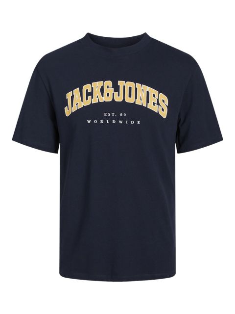 Jack & Jones - Caleb Varsity T-Shirt - Navy Blazer billede 1