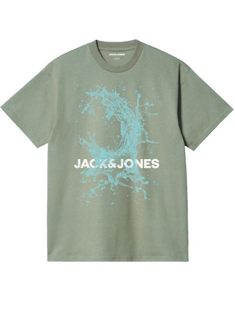 Jack & Jones - Ocean Splash T-Shirt - Desert Sage billede 1