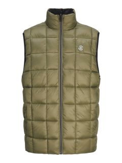 Jack & Jones - Brook Vendbar Vest - Sort/Grøn (2)