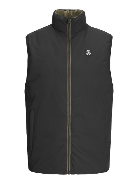 Jack & Jones - Brook Vendbar Vest - Sort/Grøn billede 1