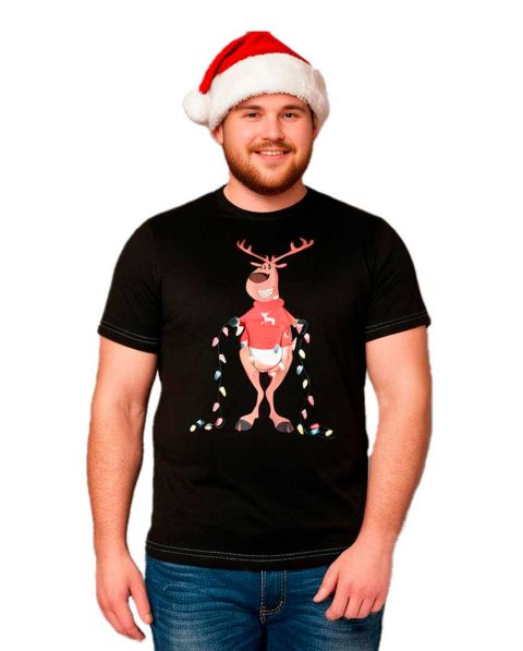 Kam - Rudolf Print - T-Shirt billede 1